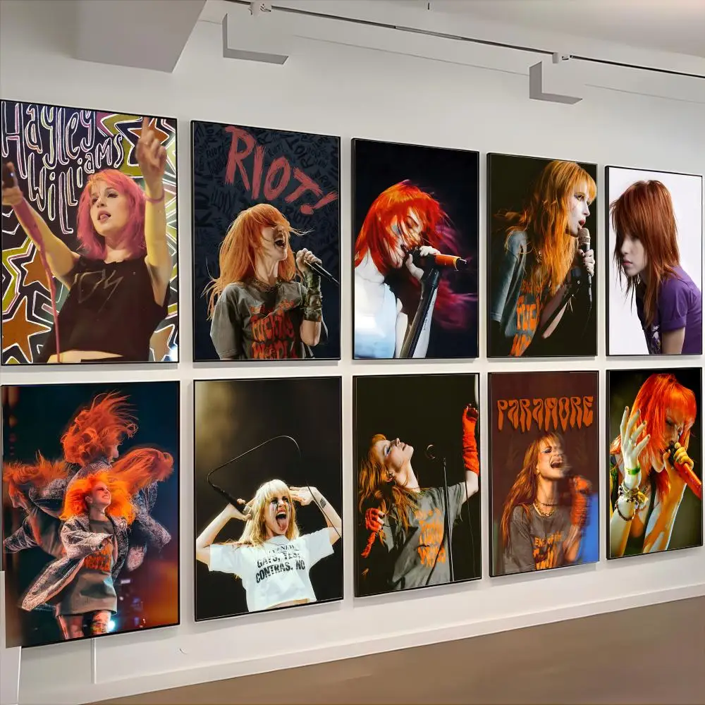 singer rock Hayley Williams Poster retro art restaurant bar decoration