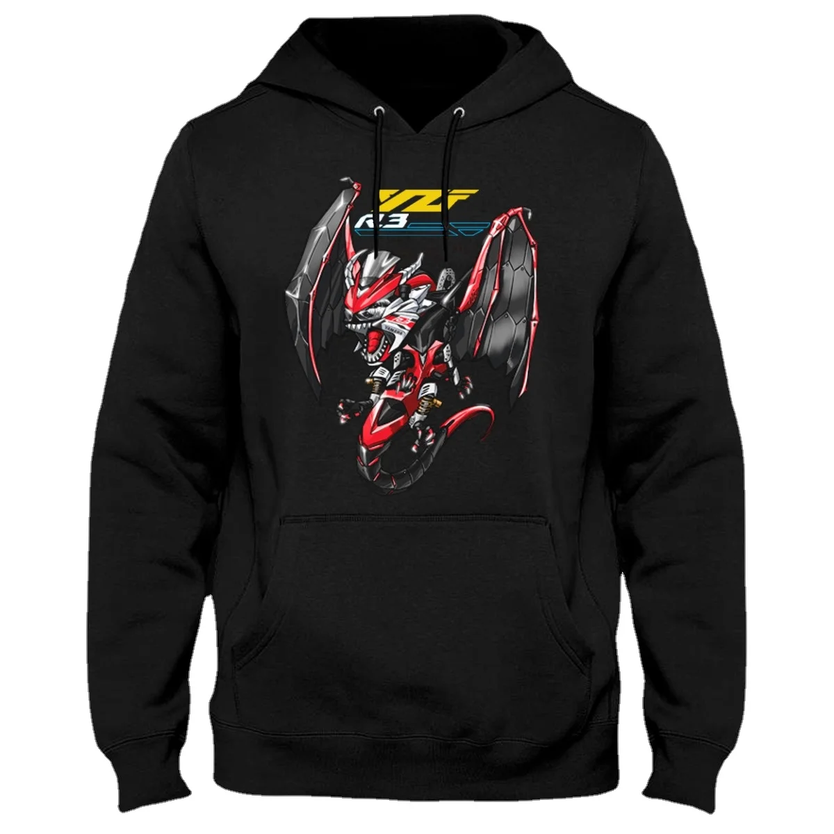 

Classic Japanese Motorcycle YZF R3 Dragon Inspiration Pullover Hoodie New 100% Cotton Casual Mens Sweatshirts Fashion Streetwear