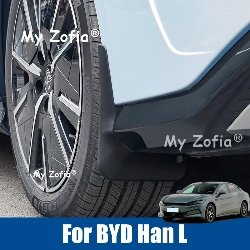 

For BYD Han L 2025 2026 Car Fender Mud Guard Splash Flaps Mudguard Mud Flaps Splash Guards Protection Accessories