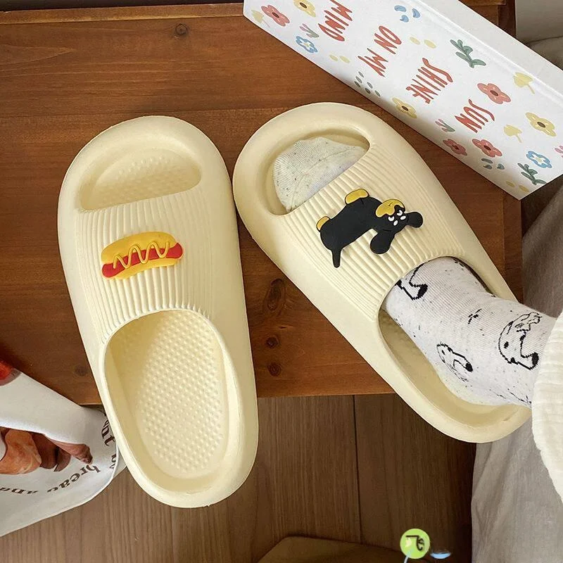 

New EVA Anti-Slip Odorless Women's Slippers Summer Outdoor Wear Student Dormitory Indoor Home Silent Soft Bottom Sandals