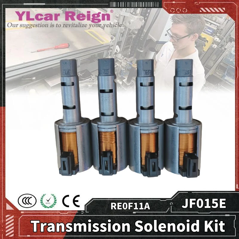 Brand New Original JF015 JF015E RE0F11A Automatic Transmission Gearbox Solenoid Kit for Nissan Mitsubishi Suzuki Swift Car Parts