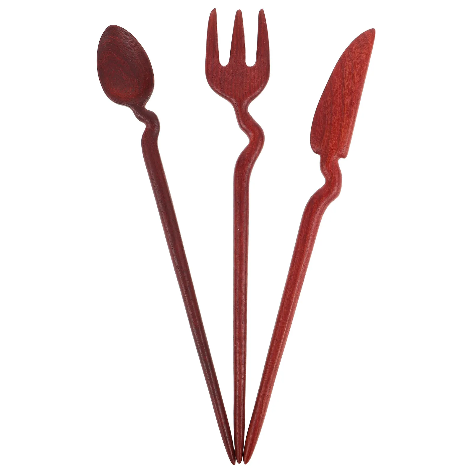 

3Pcs Wood Retro Hairpins Chinese Style Hair Stick Accessories for Updo Chignon Smooth Vintage Hair Chopsticks Pin for Women