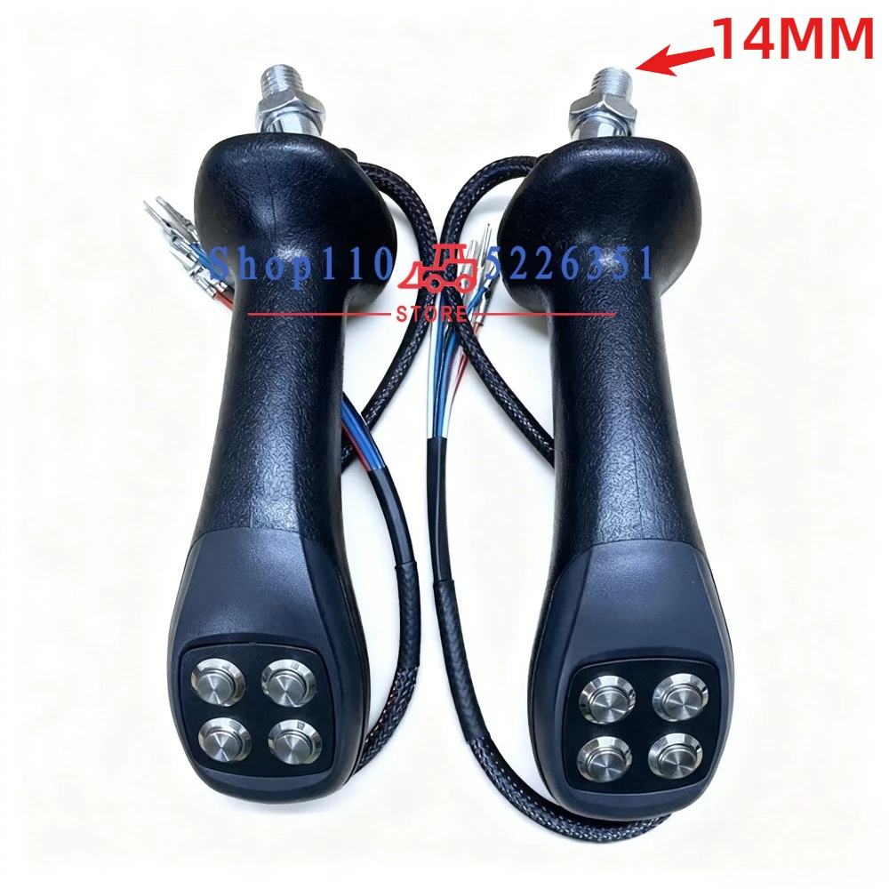 

Колесный экскаватор с 4-кнопочной ручкой, модифицированный высококачественным деревянным захватом, стальным рычагом управления захватами