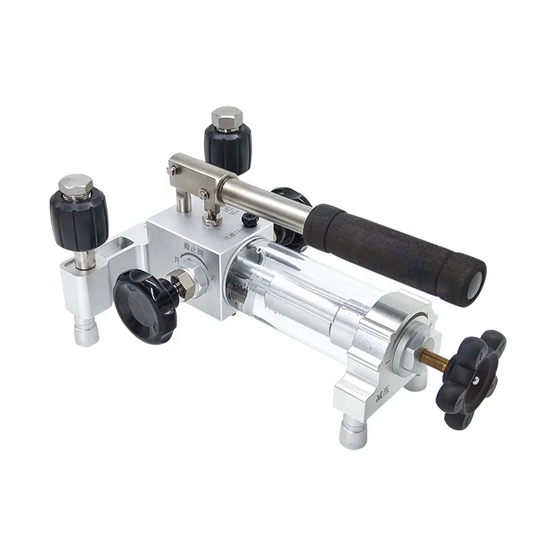 

Portable Manual Hydraulic Source High-Pressure Source Hydraulic Pressure Pump Pressure Calibration Table