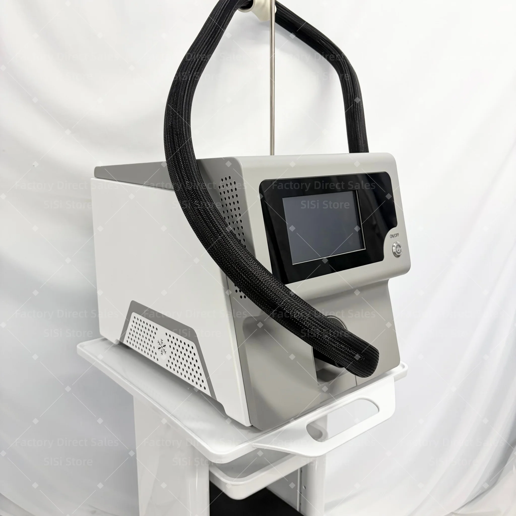 Best-selling Portable Mini Cryo Cold Air Skin Cooling Machine For Laser Device Laser Skin Cooling Device