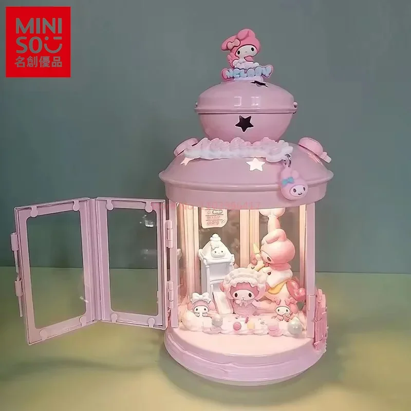 Minilámpara de mesa de Anime para niños, luz nocturna hecha a mano, Kuromi My Melody, Cinnamoroll, regalo de cumpleaños