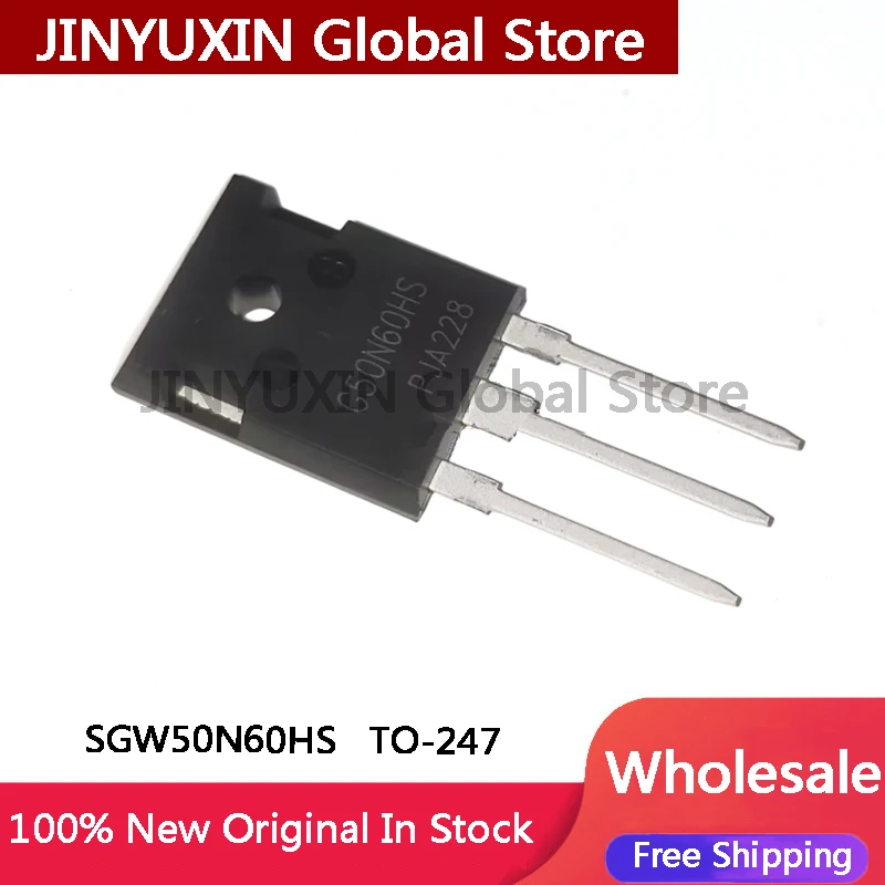 2-10 Uds SGW50N60HS G50N60HS o SGW50N60 G50N60 50N60 TO-247 50A 600V transistor IGBT de potencia en Stock al por mayor