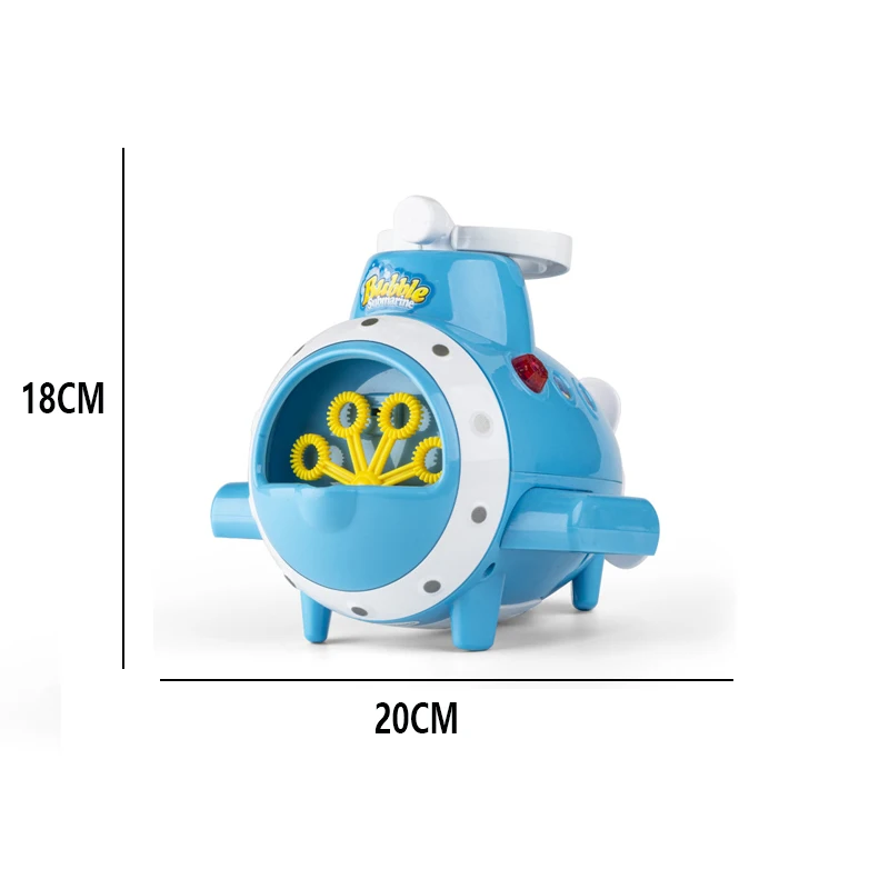 Cartoon Bubble Machine Electric Automatic Soap Bubbles Gun Portable Summer Beach Bath Outdoor Party Toy for Children Kids Gifts