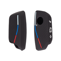 Silicone Case For BMW 7 Series X7 I7 IX 740LI Alcantara Car Remote Key Case Cover Shell Accessories