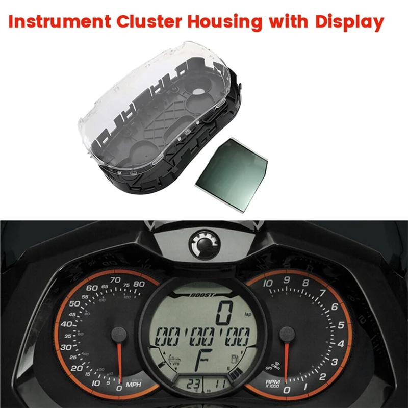 NEW-278002716 شاشة عرض LCD للقارب مع مبيت مجموعة الأدوات لـ Sea-Doo 4-Tec RXP RXT 255 260 Boost 278003531