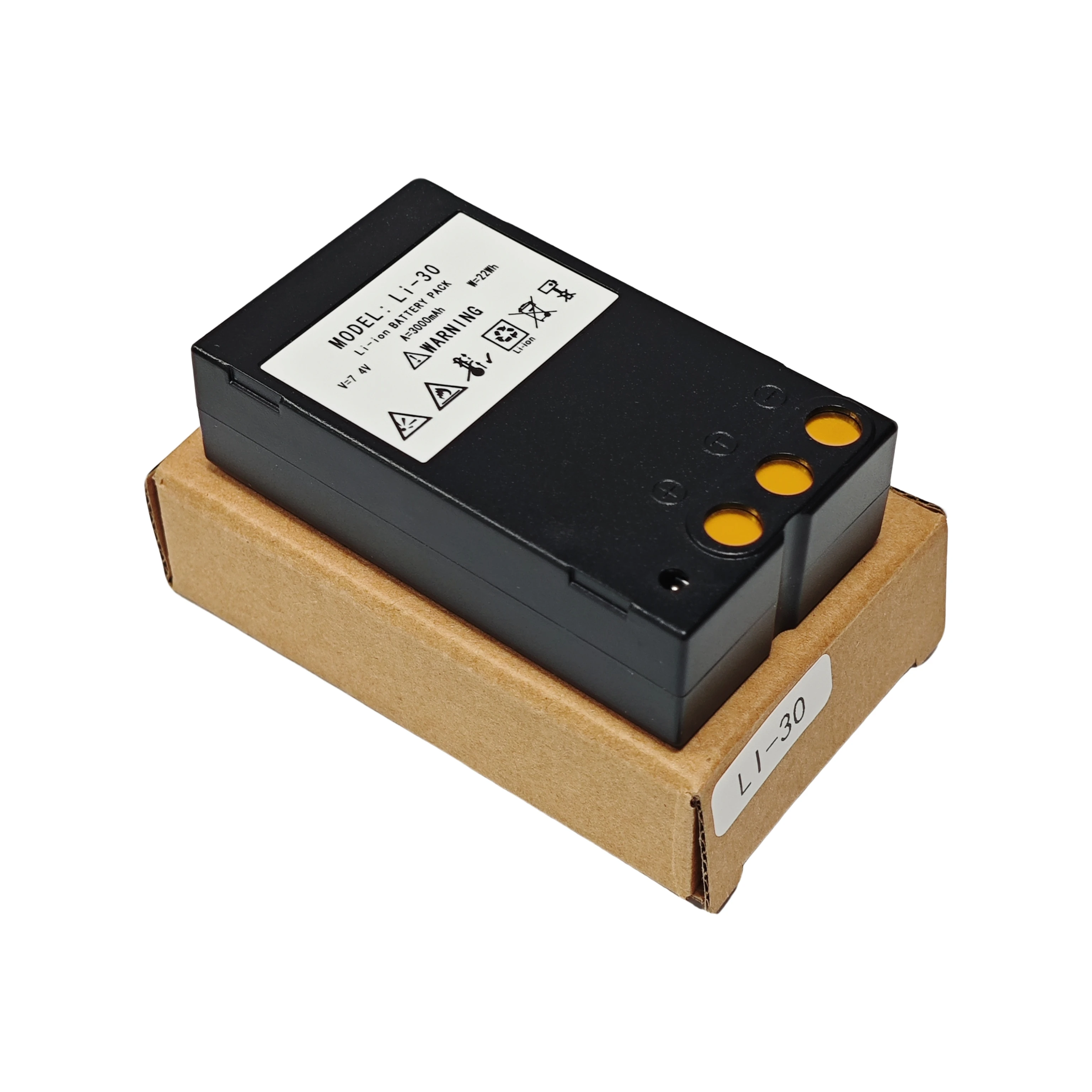 Replacement 7.4V 3000mAh LI-30 Battery Pack for South NTS-332R4 332R6M 332R10M for Ruide RTS-822R4 822R8 Surveying Tool Battery