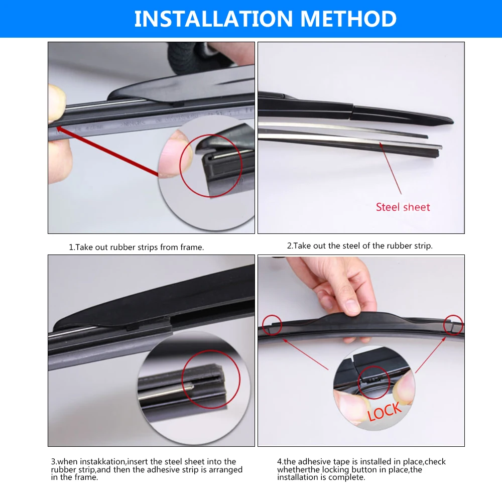 Car Wiper blade Windscreen Strips 14\