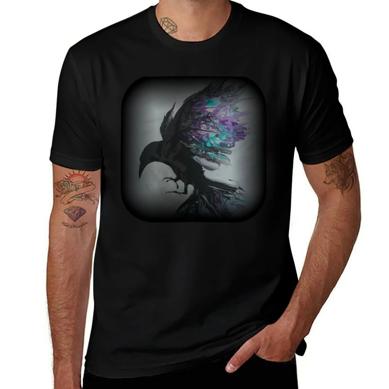 

Raven T-Shirt Athletic Quick Dry T-Shirt for Men