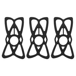 4PCS Anti-Slip Security Motorcycle Silicone Phone Band Pure Silicone Elastic Fixer  Phone Mesh,Replacement Mesh Silicone Strap
