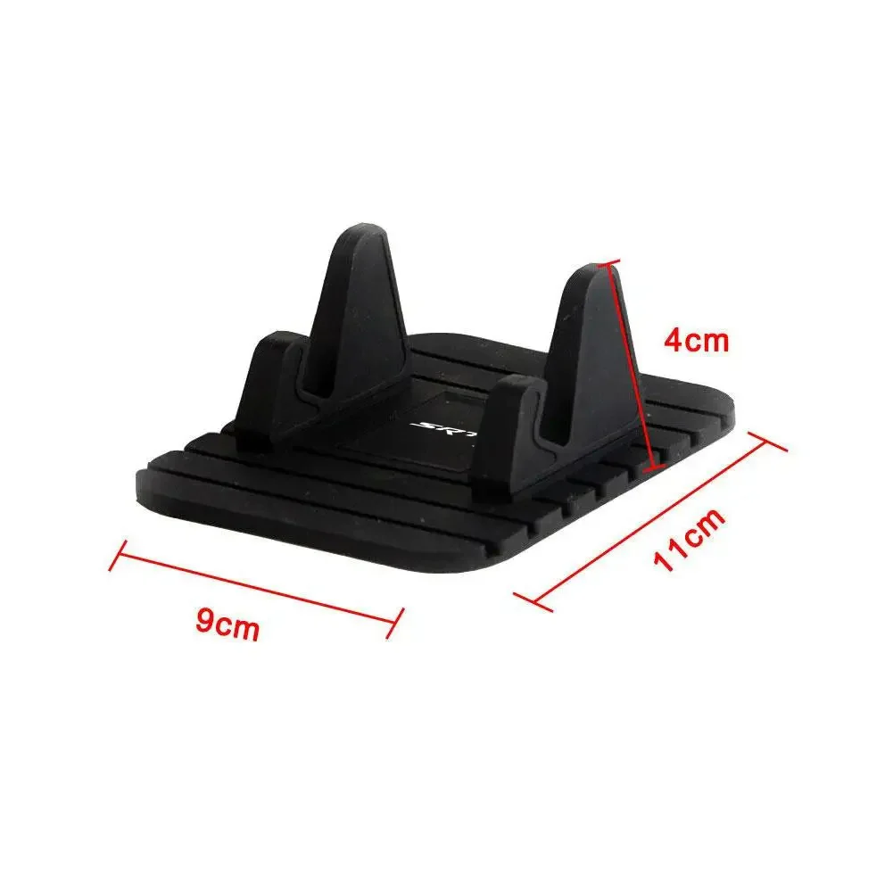 Car Phone Holder Multi-functional Anti-slip Car Silicone Holder Mat Pad For Dodge SRT Mopar Challenger Hellcat Redeye