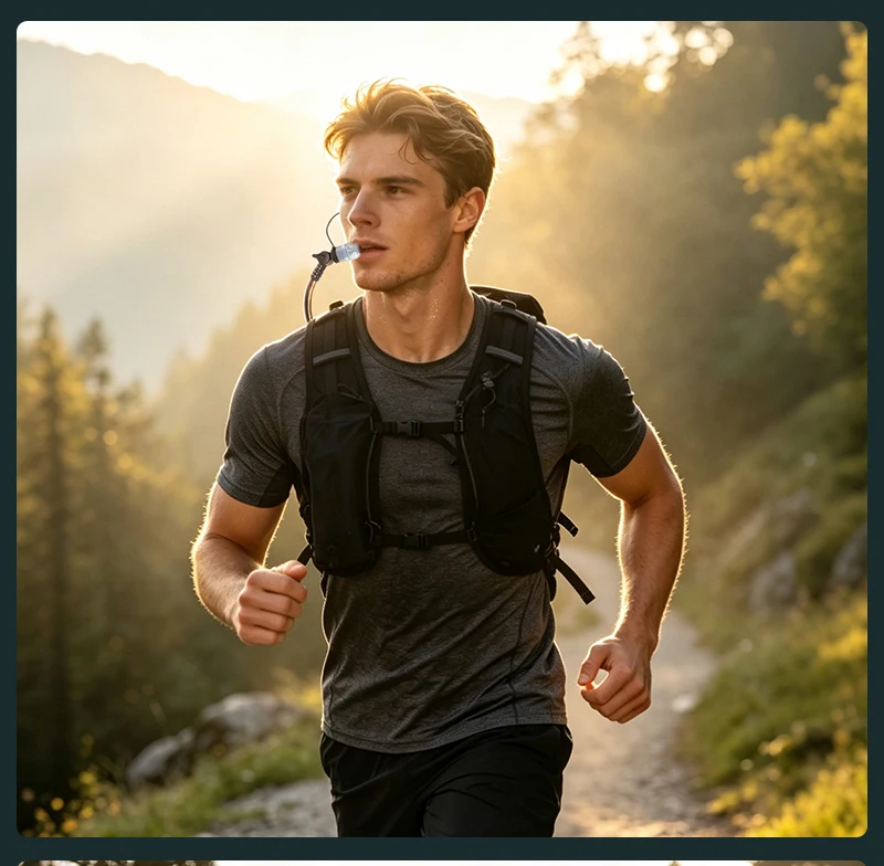 2L Hydration Bladder BPA-Free Leak Proof Durable Water Reservoir for Cycling,Hiking,Running,Climbing,Biking TPU Material