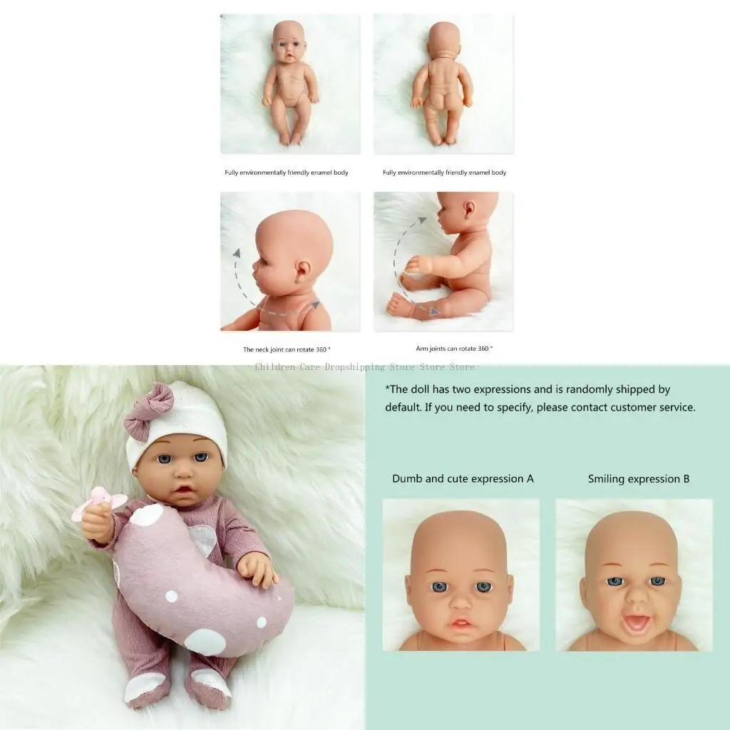 

Poseable Boys Girls Rebirth Doll with Moving Arm&Leg Realistic Baby Doll for Kid