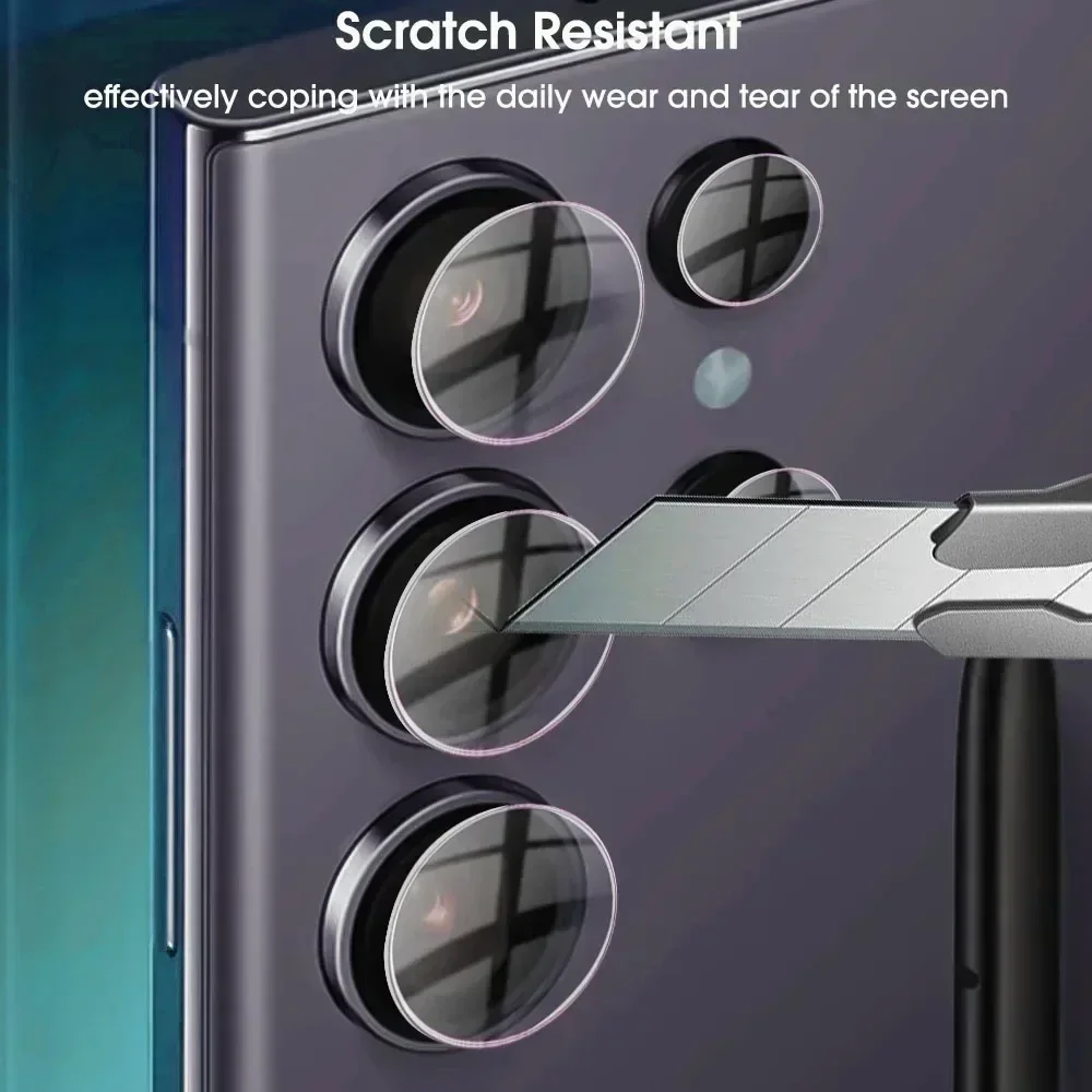 Cristal de cámara para Samsung Galaxy S24 Ultra Plus S24 +, Protector de pantalla de lente trasera