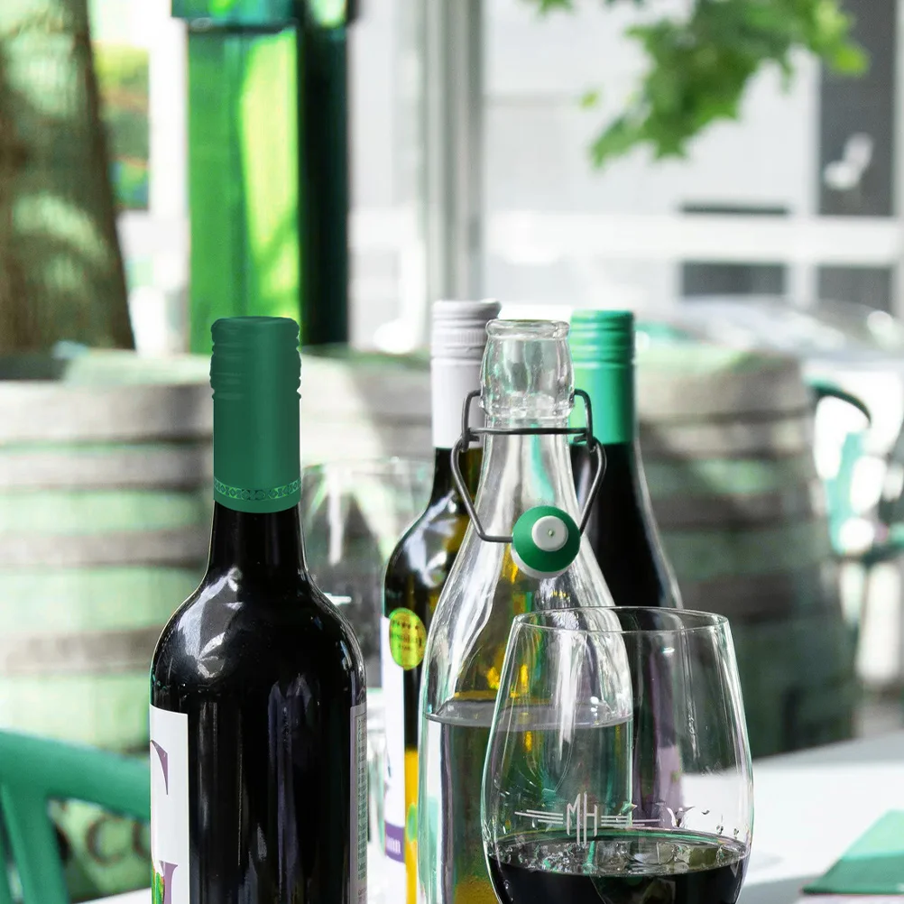 

200Pcs Wine Bottle Caps Heat Shrink Sealing Caps High Quality PVC Capsules for Kitchen Bar Hotel Wine Preservation Use