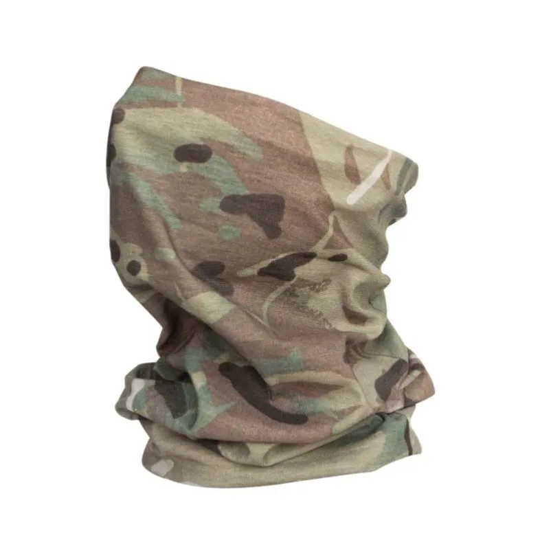 CoolMax Quick Dry Neck Gaiter Outdoor Cycling Scarf Sand Night Tiger Stripe 4 Color German Camo Face Cover