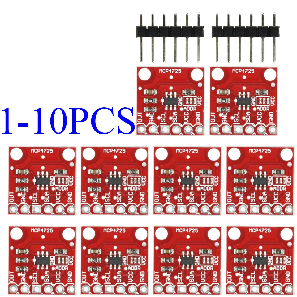 1-10PCS MCP4725 I2C…