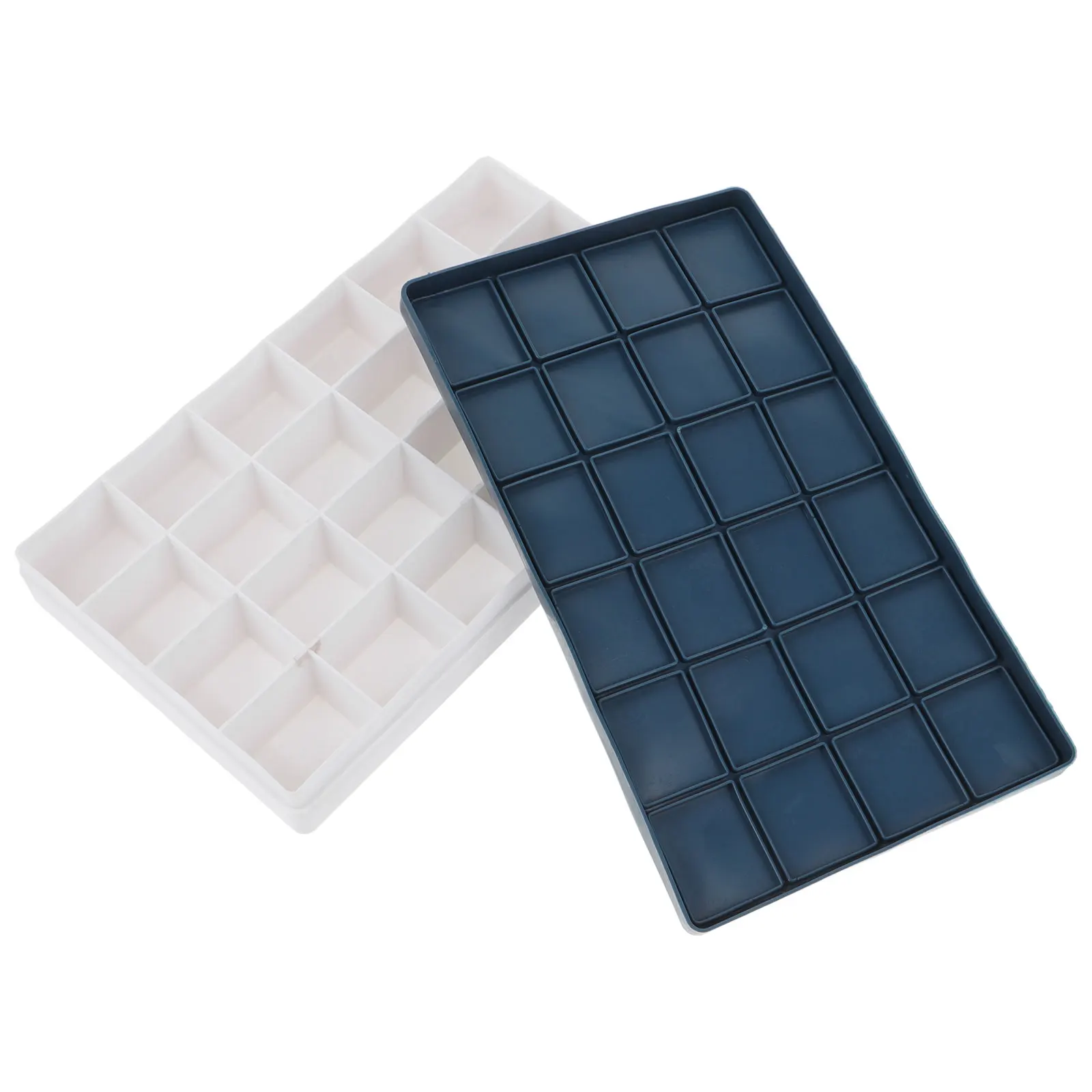 

Portable Watercolor Pigment Box Plastic Mixing Tray Art Painting Color Case For Oil Gouache Travel Student Lightweight