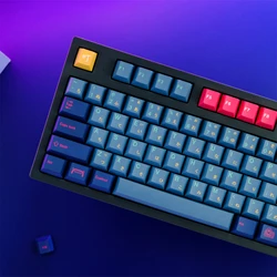 PBTFANS Kabuki-Cho Theme Keycap Set PBT Custom Personalized Keyboard Cap Cherry Profile Gaming Key Cap for Mechanical Keyboard
