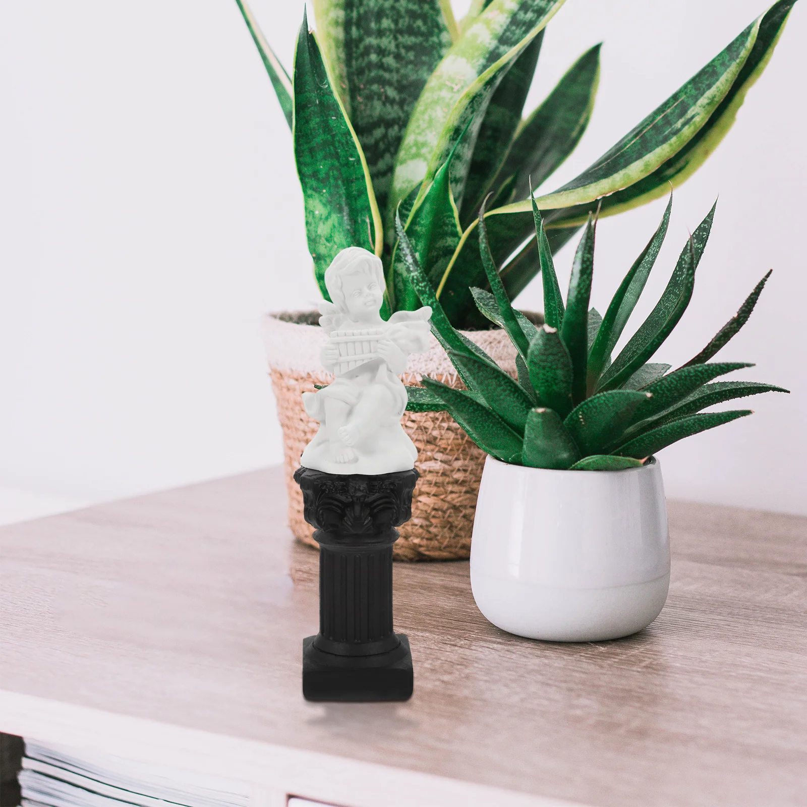 

Mini Roman Pillars Plaster Ornament Decorative Column Figure For Home Wedding Garden Display Vintage Holder Statue