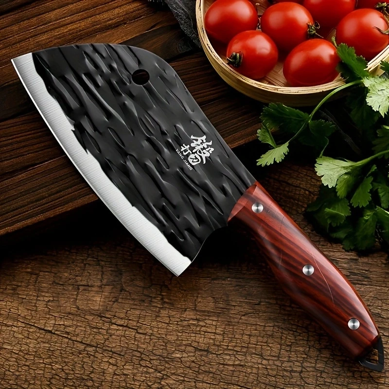 

PLYS Super Sharp Forged Chopping Knife, Stainless Steel Chef's Meat Cleaver, Household Multi-Purpose Slicing Knife