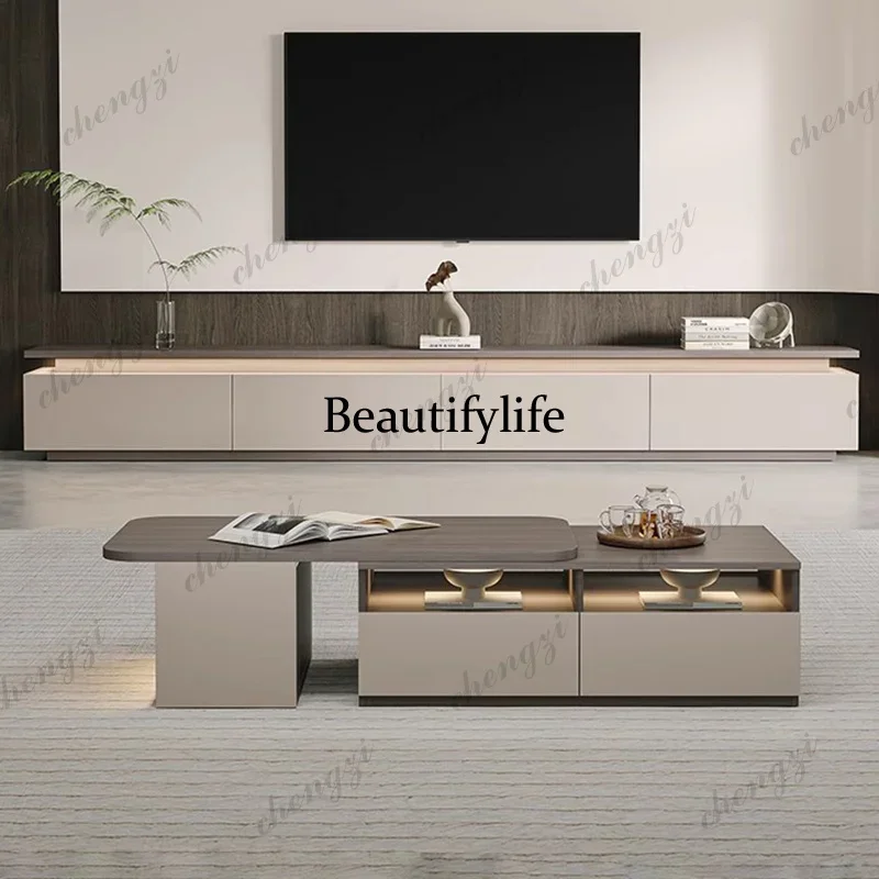 F182  Italian Classic Tv Cabinet Minimalist Trendy Premium Durable Tv Cabinet Well Crafted Design Meubles