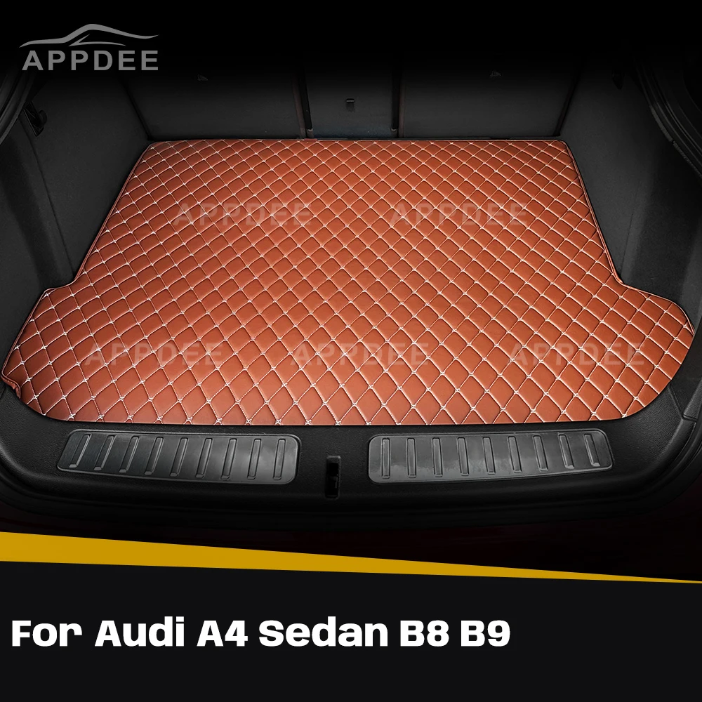 

Для Audi A4 седан B8 B9 изготовленный на заказ коврик для багажника автомобиля, противогрязный коврик, защитный коврик, грузовой вкладыш, авто аксессуары для интерьера