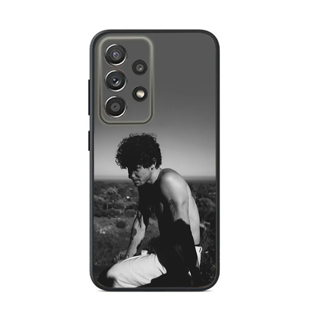 Shawn M-Mendes Phone Case For Samsung S24,S23,S22,S21,S20,S10,S10E,S9 Plus FE Note 20 Ultra 10,9 Plus Black Case