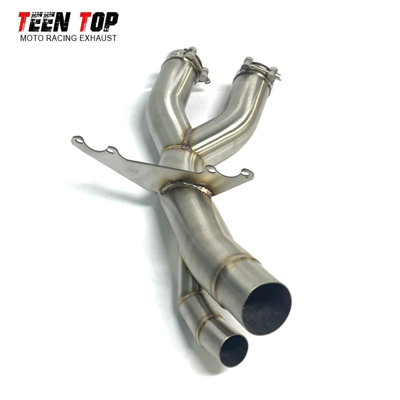 Motorcycle Exhaust Pipe For BMW S1000RR Exhaust Decat Pipe 2017-2018 Escape Moto Middle Connect Pipe S1000RR Slip-on OEM Muffler