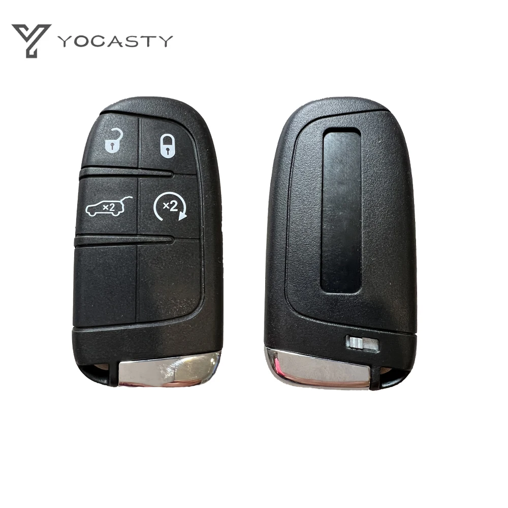 YOCASTY – télécommande intelligente à 4 boutons pour Jeep Compass M3N-40821302 2017, 2018 mhz, lame SIP22 sans clé, puce 4A, originale, 433