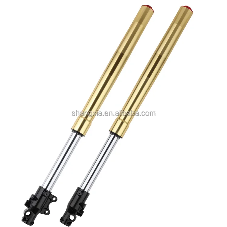 Manufacturing Company Single Adjustment 515MM Aluminium And Solid Steel Inverted Front Fork Fork Suspension Motorcycles