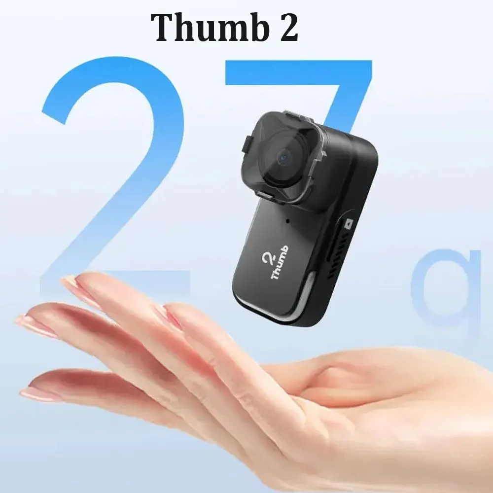 RunCam Thumb 2 4K 2.7K New Version HD Recording Camera Bulit-in Gyro 27g Small Light For FPV Racing Drone