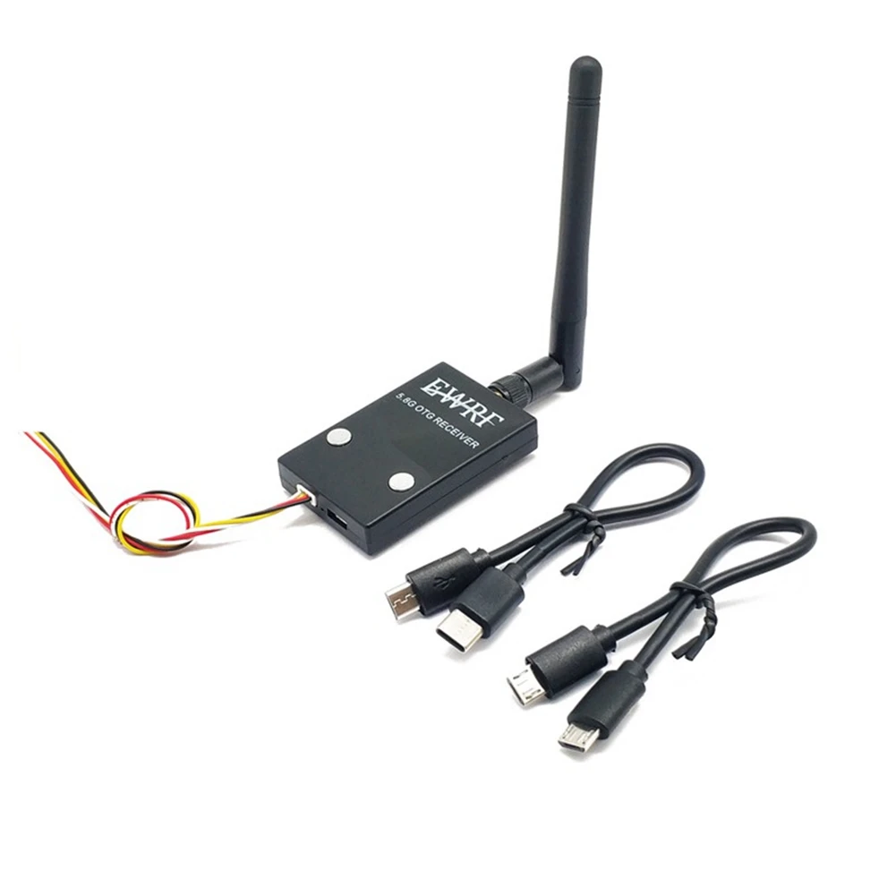 UVC OTG 5.8G 56CH Audio FPV Receiver OTG Receiver Support AV Output for Android Mobile Phone Computer RC Drone Part