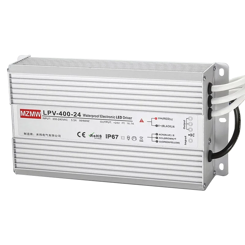Waterproof Switching Power Supply 400W 500W 600W AC-DC 12V 24V 36V 48V IP67 Constant voltage Driver Lighting Transformer SMPS