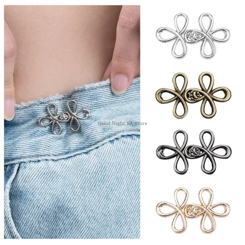 Verwijderbare broche buckle taille aanscherping pin taille fitness haak onzichtbare