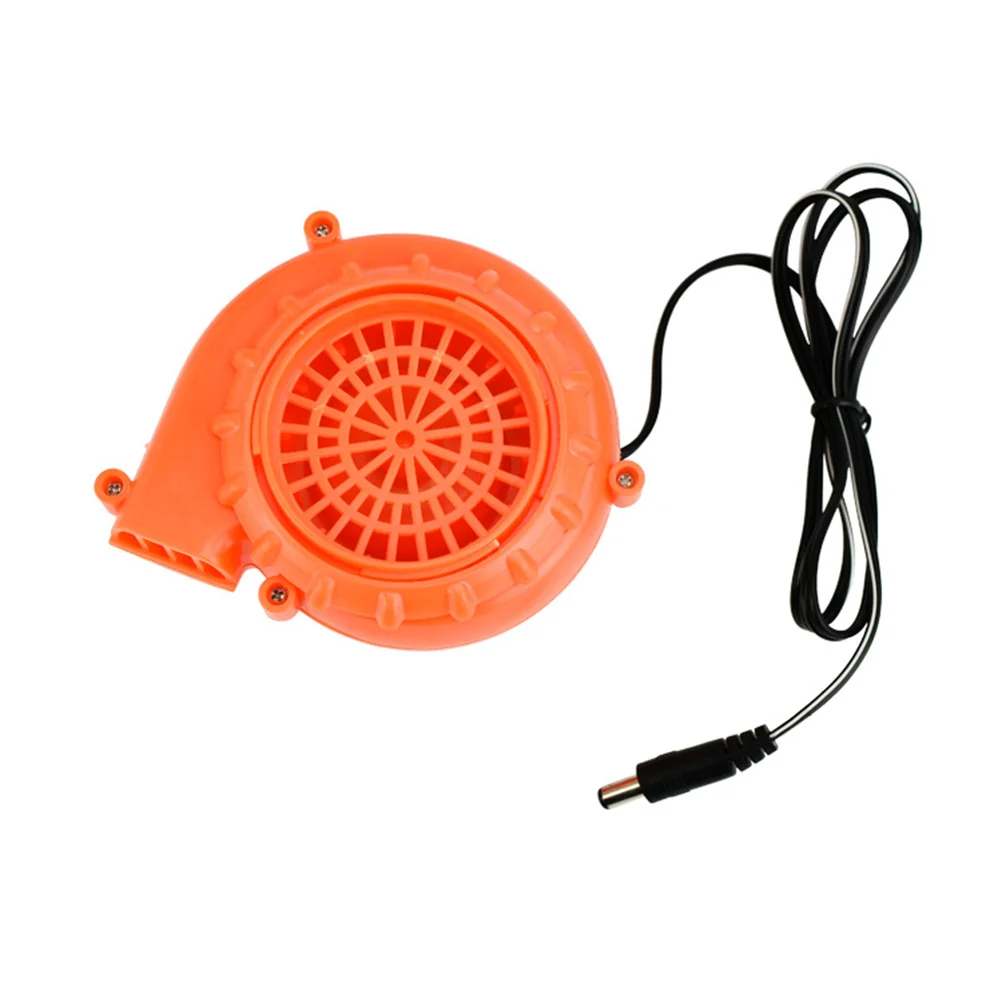 

1 Set Portable Mini Electric Fan Air Blower for Mascot Head Gas Mode Cartoon Costumes Energetic Orange Blower