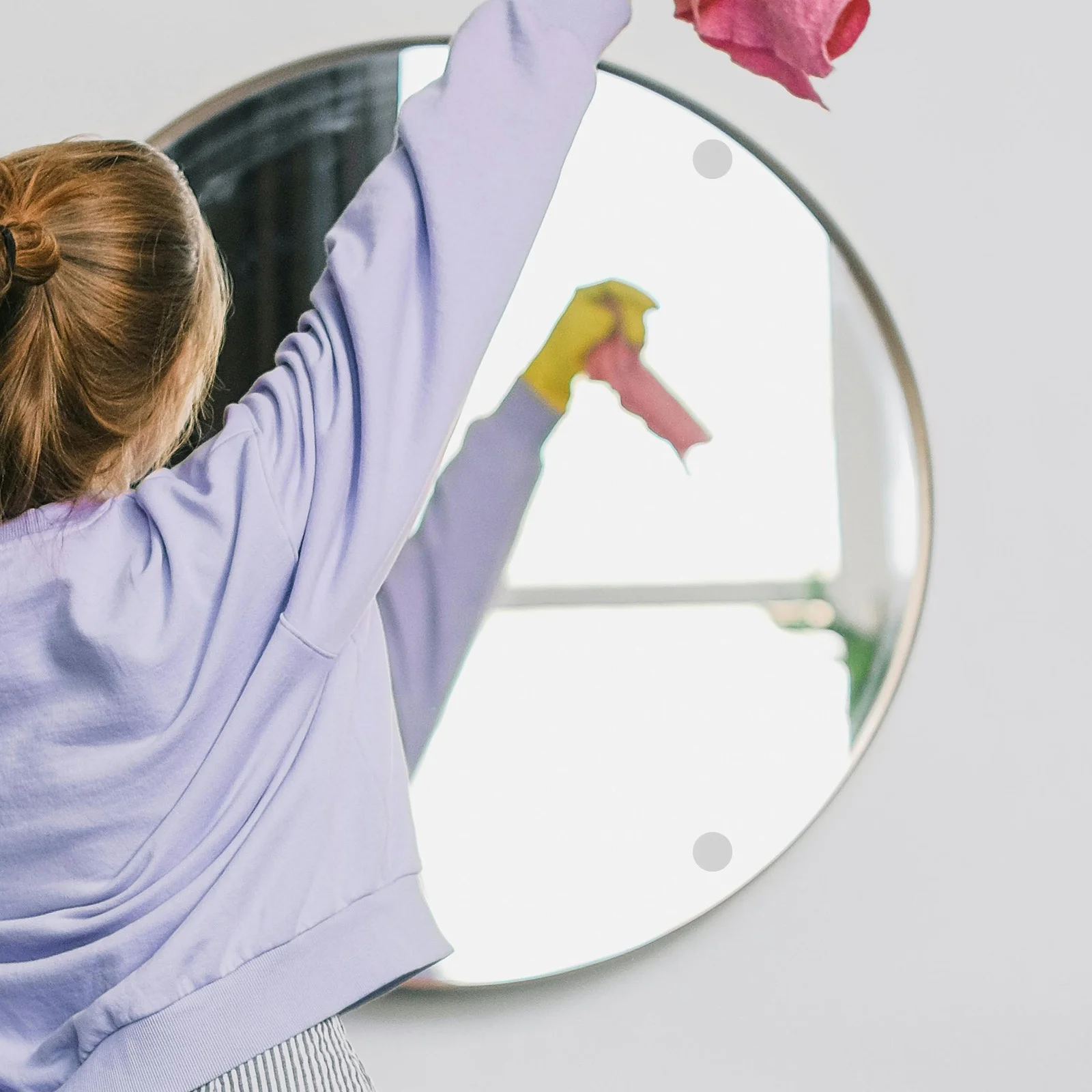 

24Sets Decorative Nails Brass Mirror Fixing Screws Smooth Safety Edge for Bathroom Cabinet Glass Sign Advertising Hardware