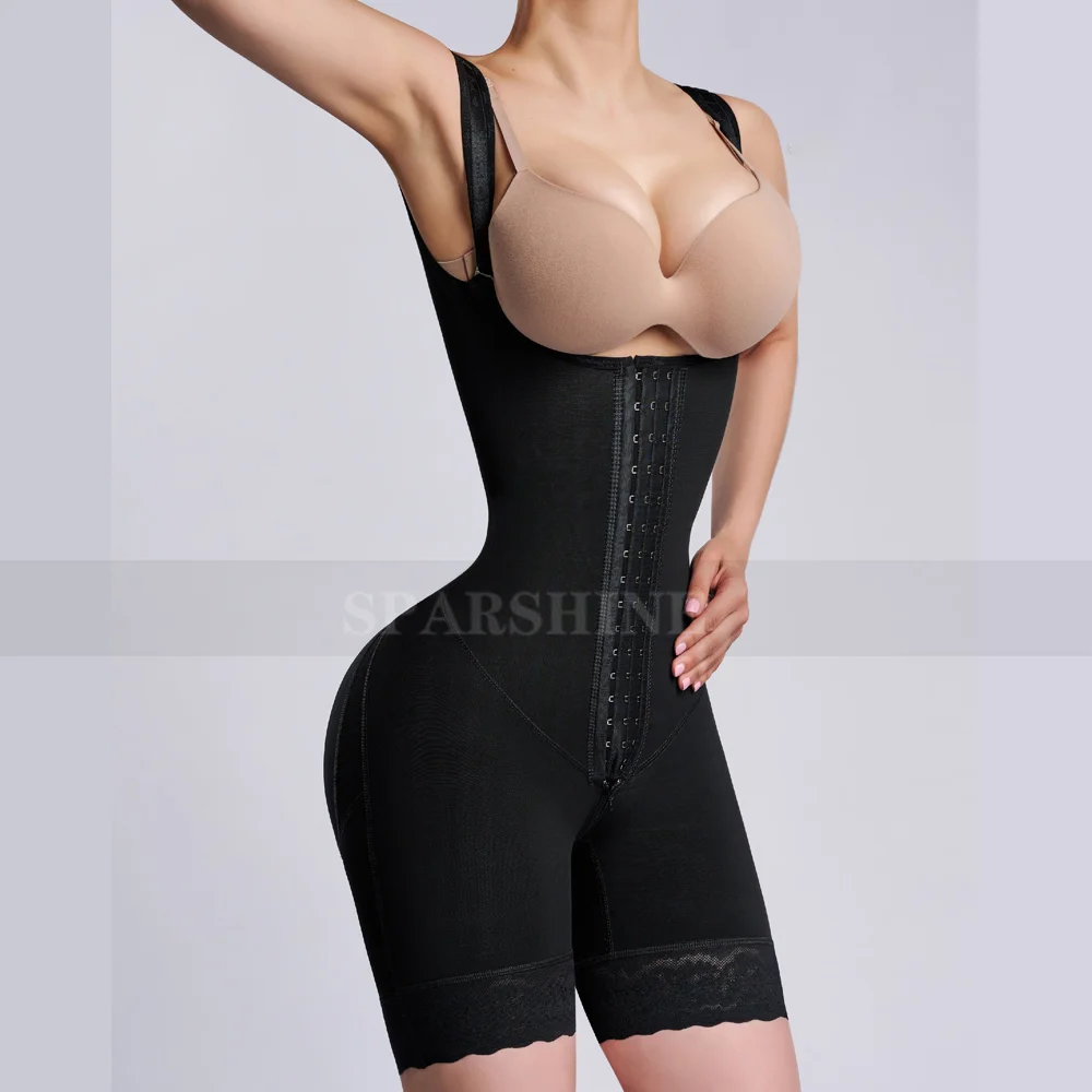 High Compression Body Shapewear Women Fajas Colombianas Corrective Girdle Tummy Control Post Liposuction Slimming Sheath Belly