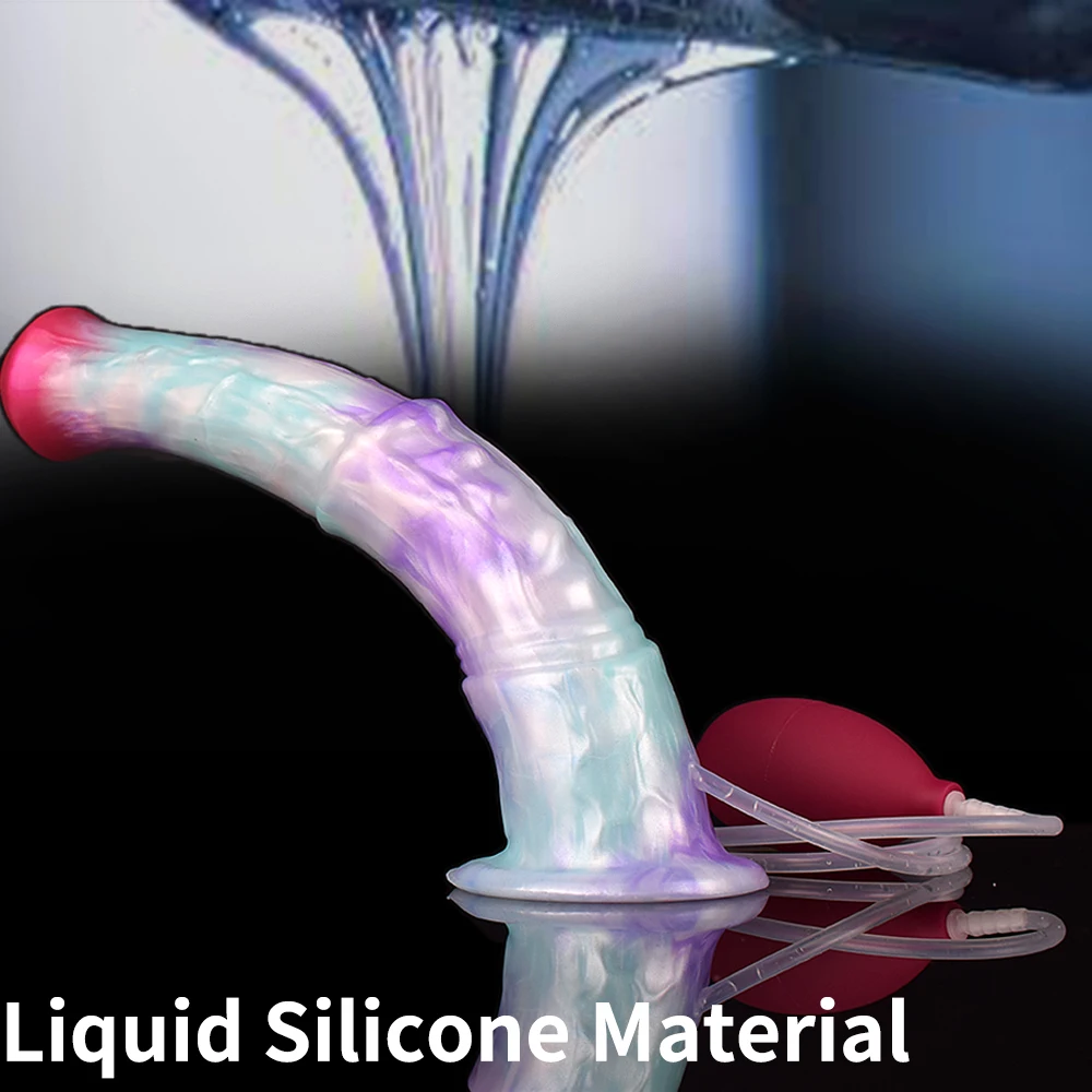 SMMQ لينة سيليكون 11.61in الحصان الشرج دسار مع وظيفة بخ المهبل G-بقعة محفز الإناث الاستمناء لعبة الجنس متجر