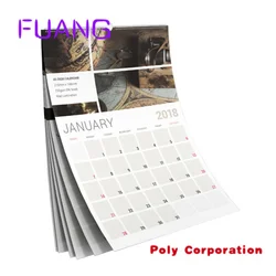 Custom  Custom printing Large Mounted weekly month year 2020  wall calendar