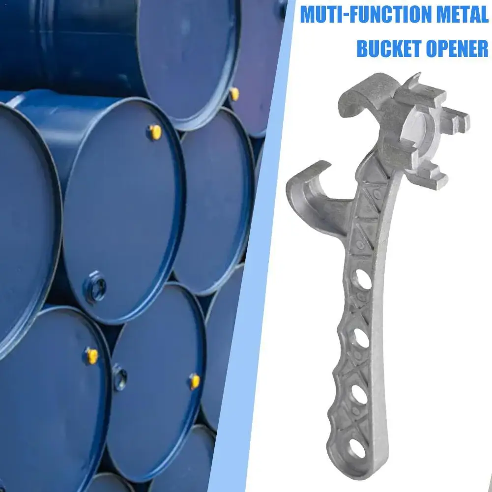 

Muti-Function Metal Bucket Opener Can Opener Lid Lifter, Lid Opener And Bucket Wrench, For Buckets, Pails Containers.