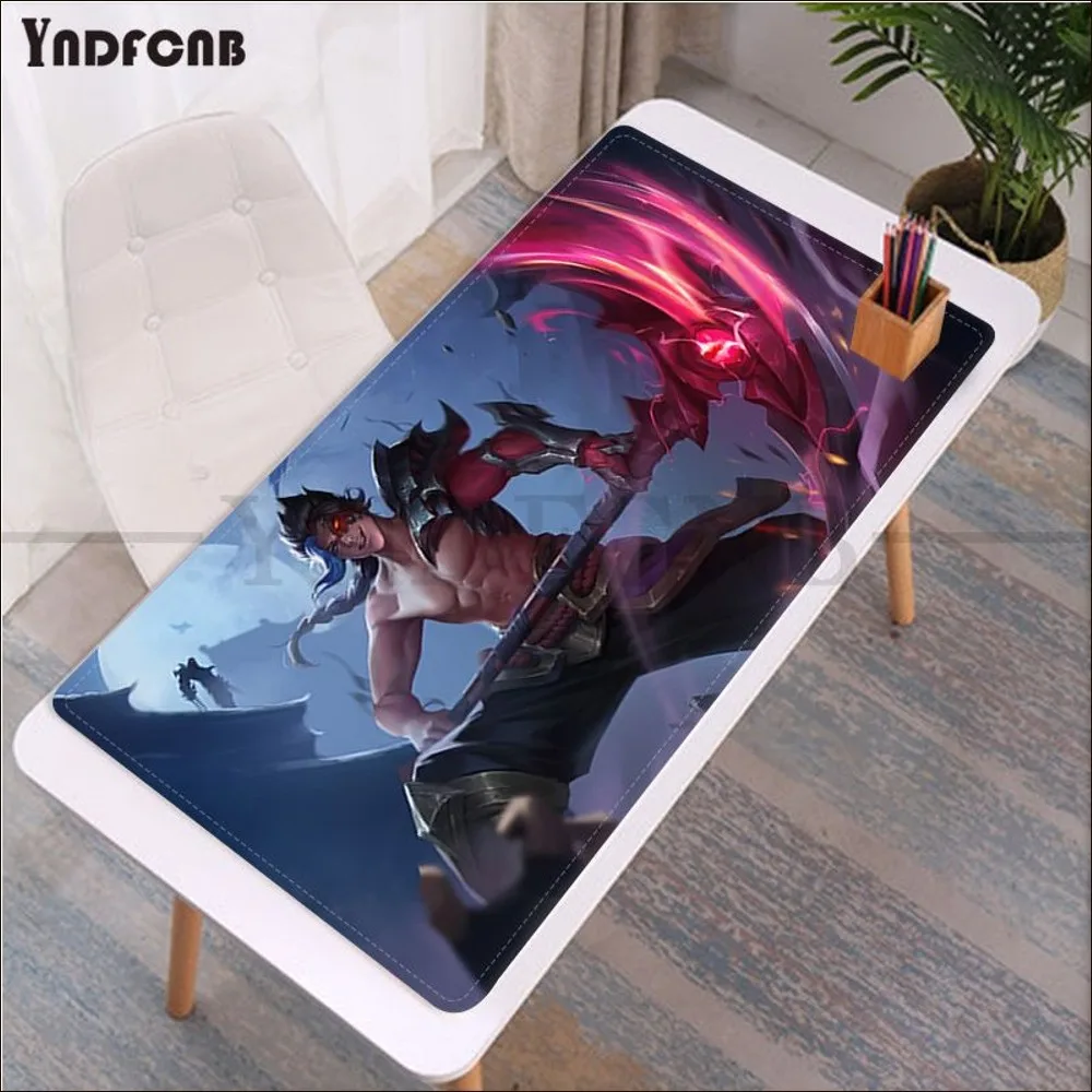 LOL Shieda Kayn Mousepad New Rubber Mouse Durable Desktop Mousepad Size for Game Keyboard Pad for Gamer