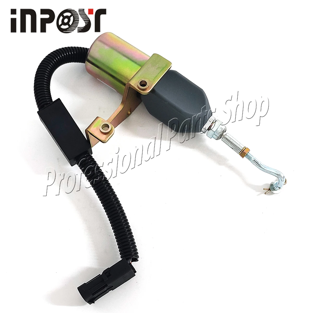 New 1pc For Cummins Excavator 24 Volt 24V 4942879 Fuel Stop Solenoid Valve D59-002-01A