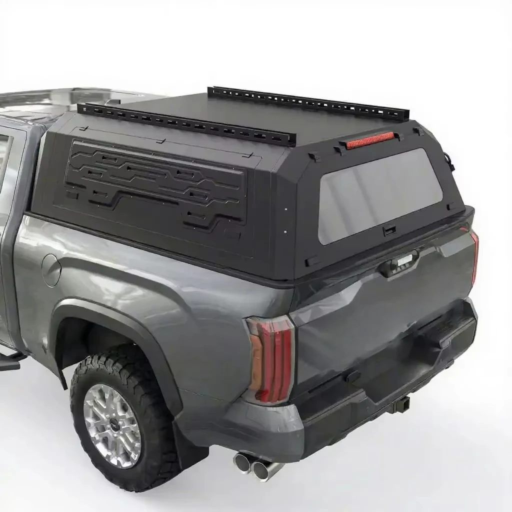 Weather-Resistant Canopy Camper with Reinforced Structure for Toyota tundra 5.5ft 6.5ft Desert Off-road