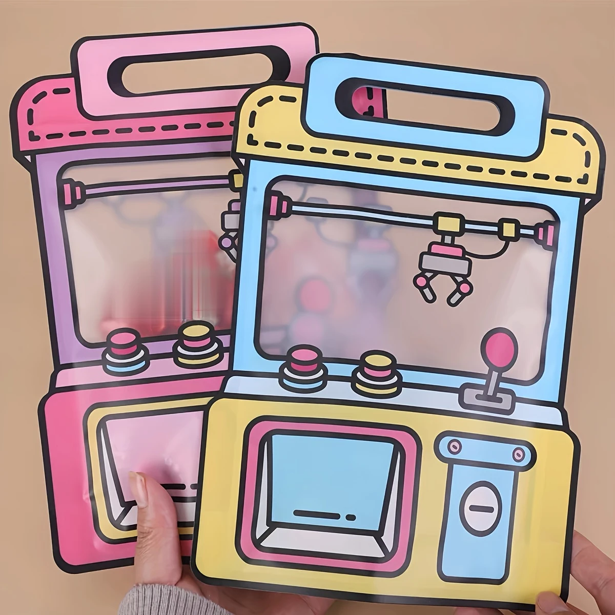 Cute cartoon candy packaging bag, creative party gift tote bag, suitable for storing birthday party supplies/home handicrafts