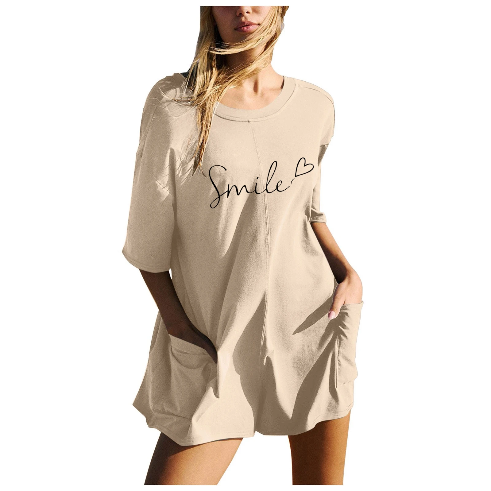 Fashion Short Sleeve Beach Playsuit For Women 2024 Summer Casual Pocket Casual Shorts Jumpsuits One Pieces Jumpsuit Women's